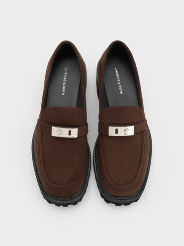 , Dark Brown Textured, hi-res