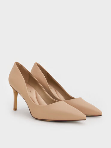 Emmy Pointed Toe Stiletto Pumps, Nude, hi-res
