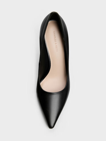 Kerra Pointed High Heels, Black, hi-res
