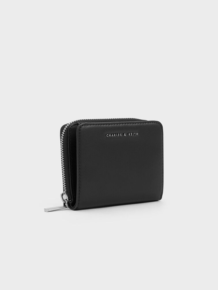 Finley Zip-Around Small Wallet, Noir, hi-res