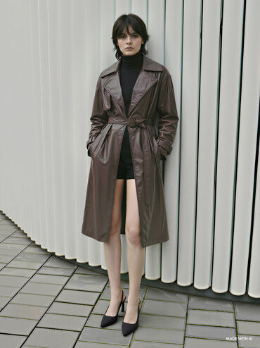 كعب عالي كيرا مدبب بسير خلفي من التويل, أسود خشن, hi-res