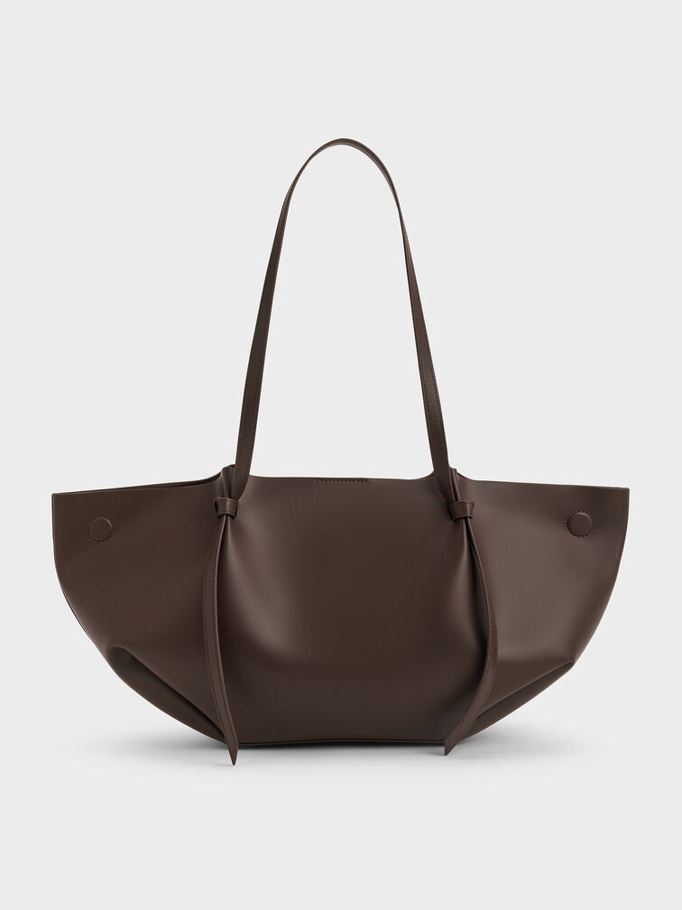 Calla Tote Bag, Espresso Brown, hi-res