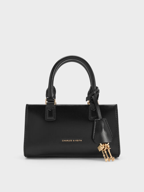 Mini Kerry Top Handle Bag, Black, hi-res