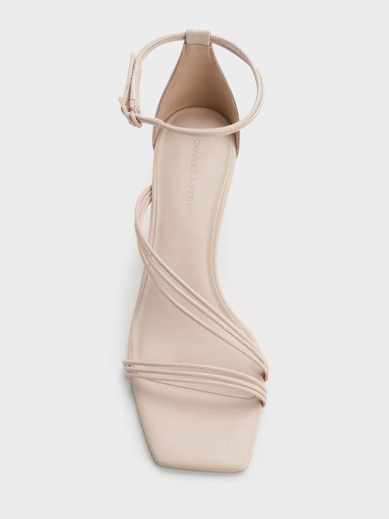 Fianna Ankle-Strap Stiletto Sandals, Beige, hi-res