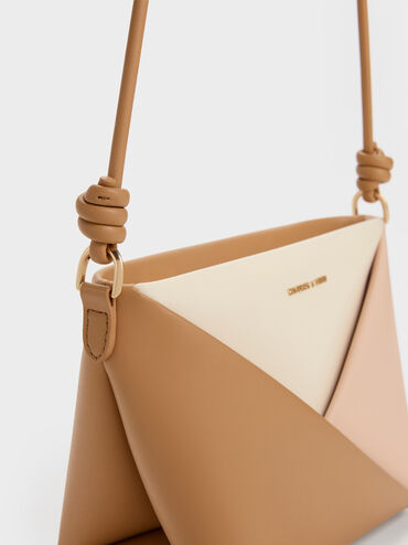 Midori Colourblock Geometric Crossbody Bag, Multi Pink, hi-res