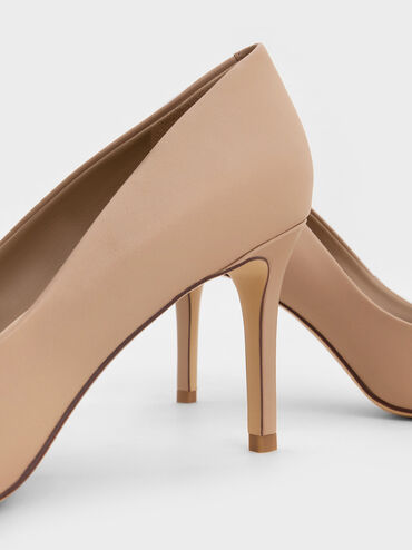 Emmy Pointed Toe Stiletto Pumps, Nude, hi-res