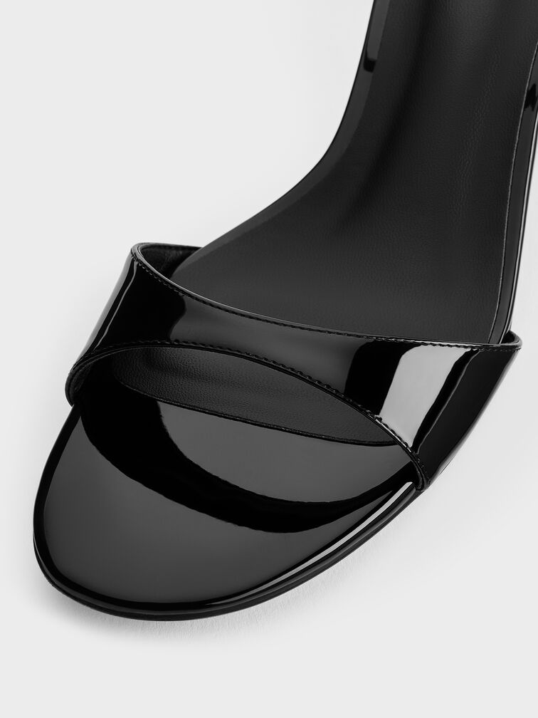 Betty Patent Block-Heel Sandals, Black Patent, hi-res