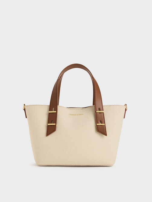 Mini Shania Canvas Tote Bag, Multi, hi-res