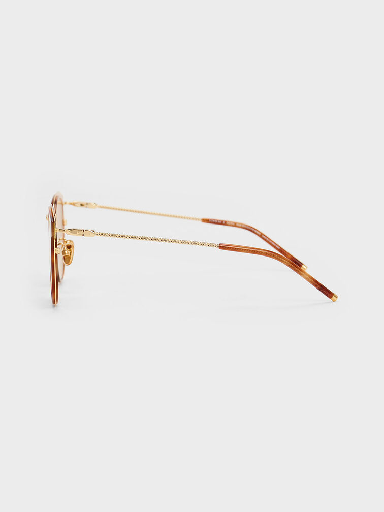 Oval Sunglasses, T. Shell, hi-res