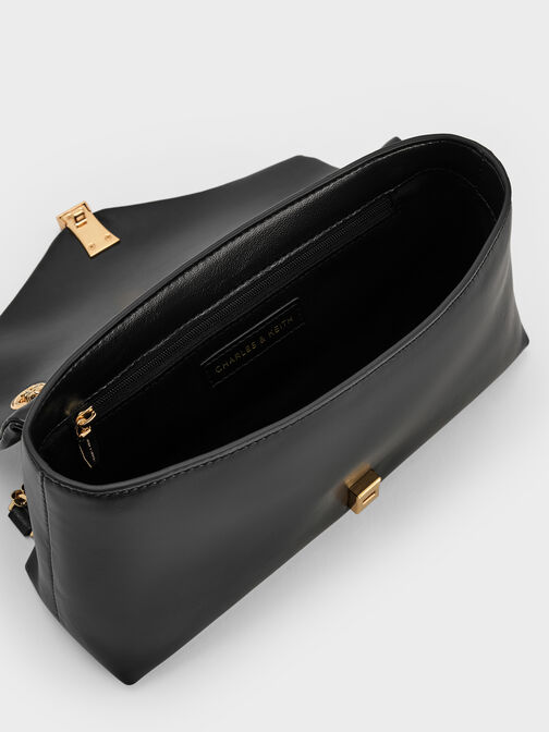Lilibet Chain-Strap Bag, Black, hi-res