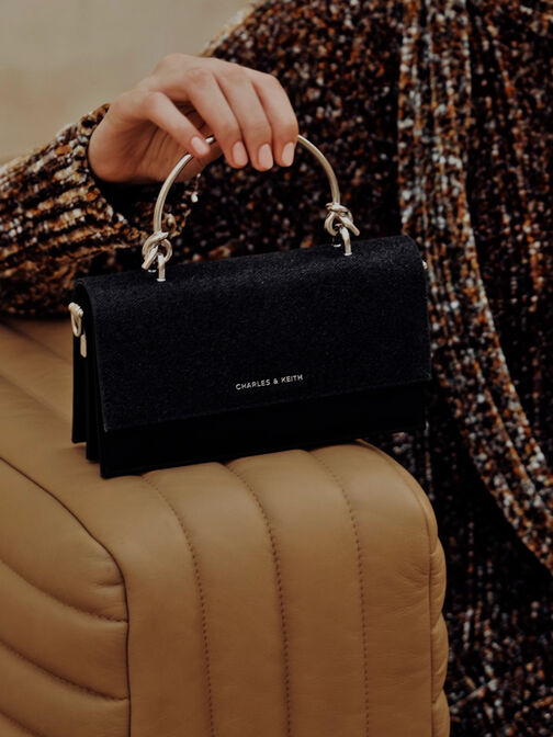 حقيبة توت ميني كيري, أسود كلاسيكي, hi-res