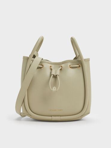 Lyla Tubular Bucket Bag, Pale Olive, hi-res