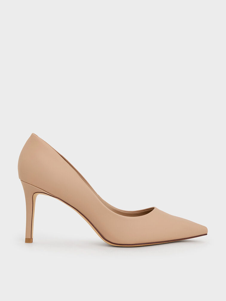Emmy Pointed Toe Stiletto Pumps, Nude, hi-res