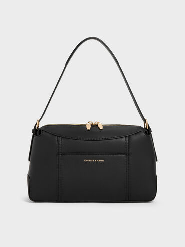 شنطة روان بمقبض علوي, أسود, hi-res