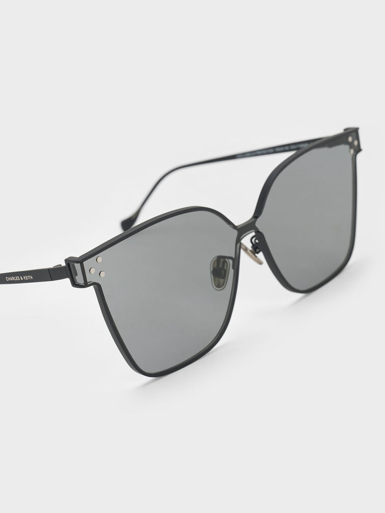 Ginny Butterfly Sunglasses, Noir, hi-res