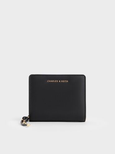Everleigh Zip-Around Small Wallet, Black, hi-res