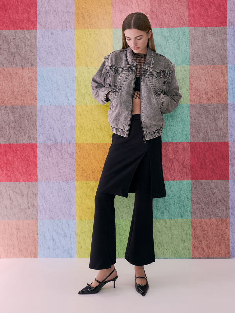 حذاء كعب عالي سونالي بسير خلفي وفيونكة, صندوق أسود, hi-res