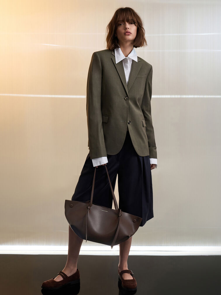 Calla Tote Bag, Espresso Brown, hi-res