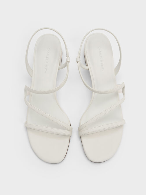 Arden Wavy Slingback Sandals, Chalk, hi-res