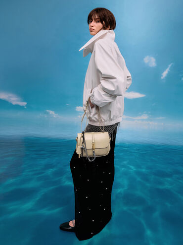 تعليقة دلفينا دولفين بعقدة حبل, أسود كلاسيكي, hi-res