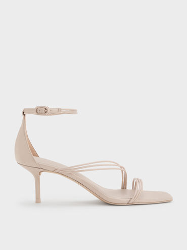 Fianna Ankle-Strap Stiletto Sandals, Beige, hi-res