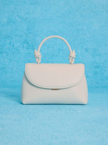 Sammie Knotted-Handle Convertible Backpack, Cream, hi-res