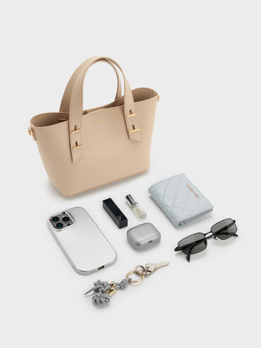 Mini Shania Tote Bag, Dusted Oat, hi-res