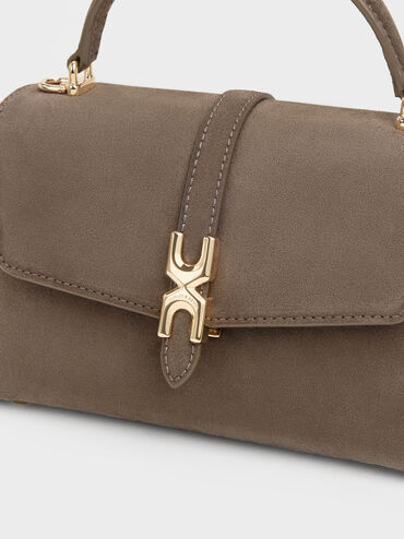 Adalyn Top Handle Bag, Stone Grey, hi-res