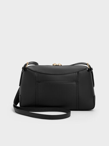 شنطة روان بمقبض علوي, أسود, hi-res