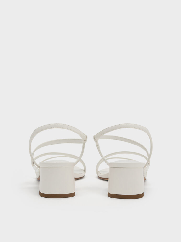 Arden Wavy Slingback Sandals, Chalk, hi-res