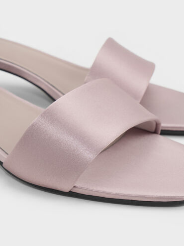 حذاء ميول سوزي ساتان بكعب قصير, موف, hi-res