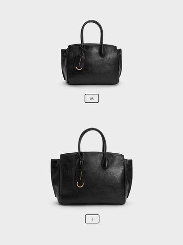 Ginevra Tote Bag, Black, hi-res