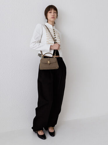 Adalyn Top Handle Bag, Stone Grey, hi-res