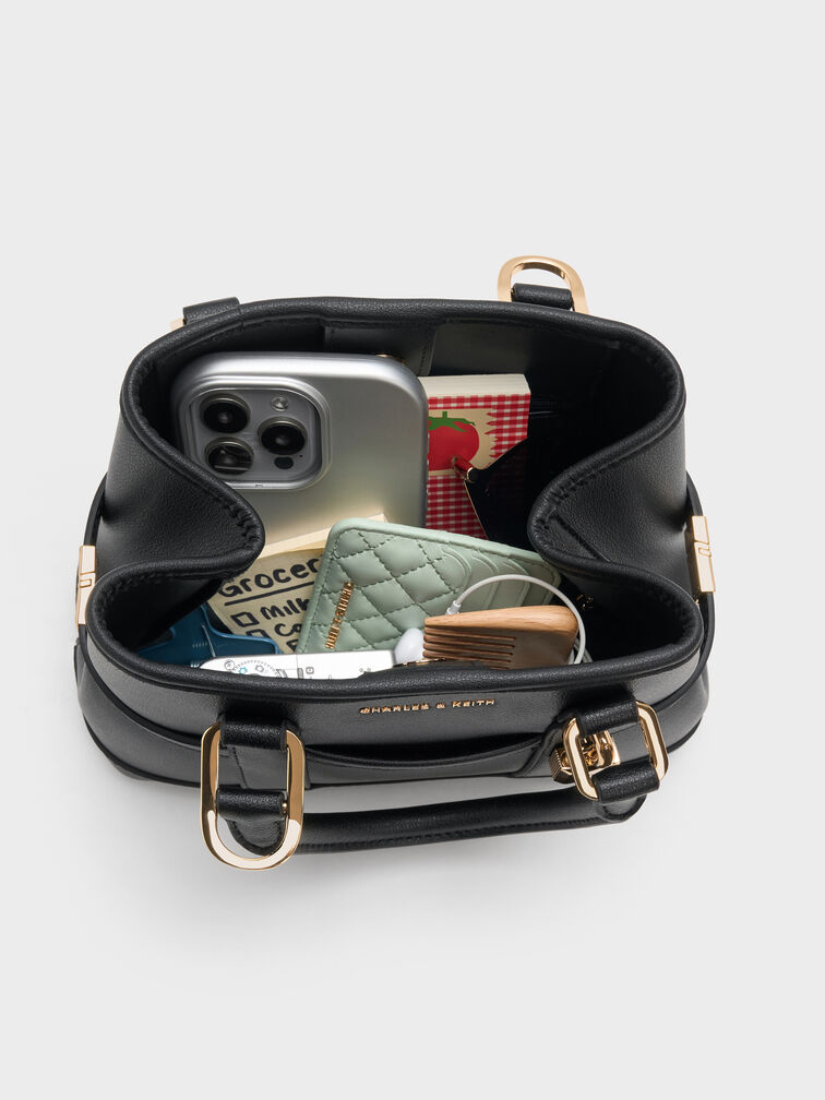 Mini Scottie Tote Bag, Black, hi-res