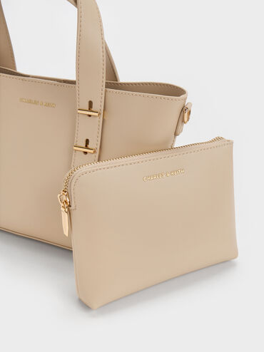 Mini Shania Tote Bag, Dusted Oat, hi-res
