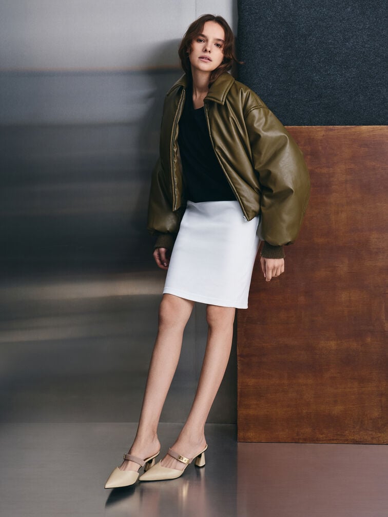 Lando Heeled Mules, Chalk, hi-res