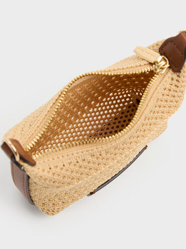 Micro Ida Knitted Bag, Beige, hi-res