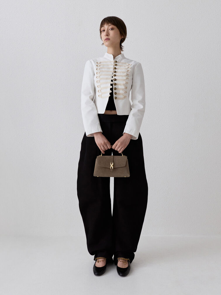 Adalyn Top Handle Bag, Stone Grey, hi-res