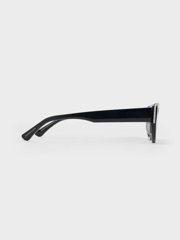 Daenerys Cat-Eye Sunglasses, Noir, hi-res