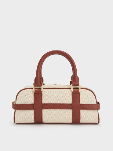 Scottie Canvas Bowling Bag, Brick, hi-res