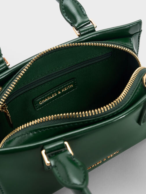 Mini Kerry Top Handle Bag, Dark Green, hi-res