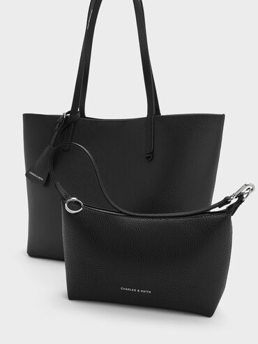 Beryl Tote Bag, Noir, hi-res