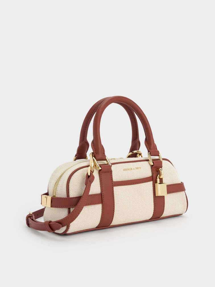 Scottie Canvas Bowling Bag, Brick, hi-res