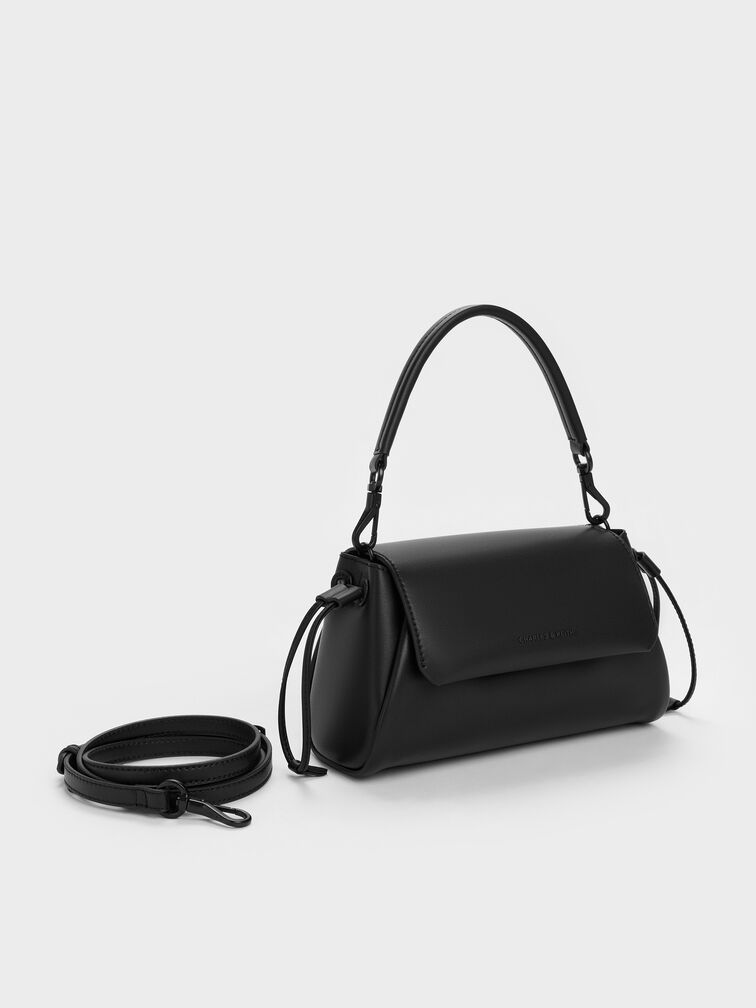 Hanya Top Handle Bag, Jet Black, hi-res
