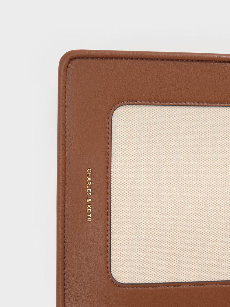 حقيبة دايلا صغيرة من القماش, تان, hi-res