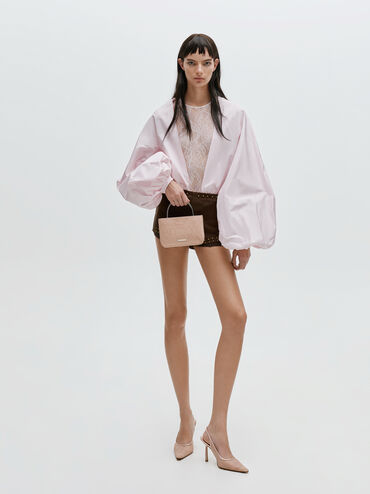 حقيبة جيني من الدانتيل والساتان بمقبض من الأعلى, نود ناعم مزخرف, hi-res