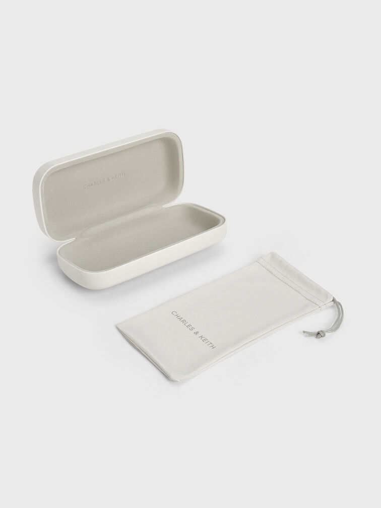 نظارات شمسية مربعة من بيانكا, لون صدفة السلحفاة, hi-res