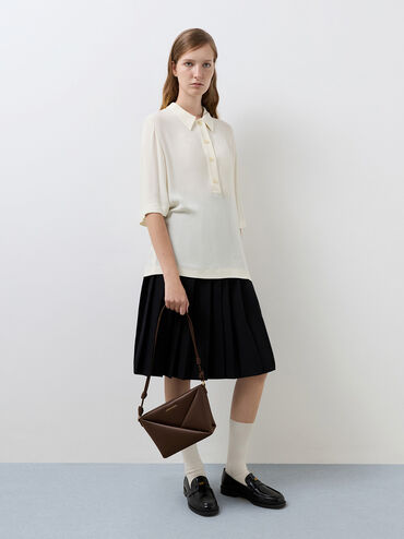 شنطة كروس بادي ميدوري, بني غني كالإسبريسو, hi-res