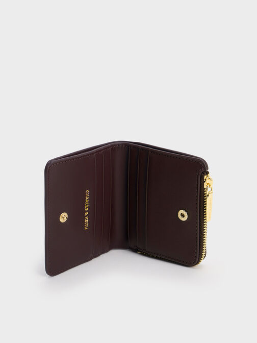 Keely Top Zip Small Wallet, Plum, hi-res