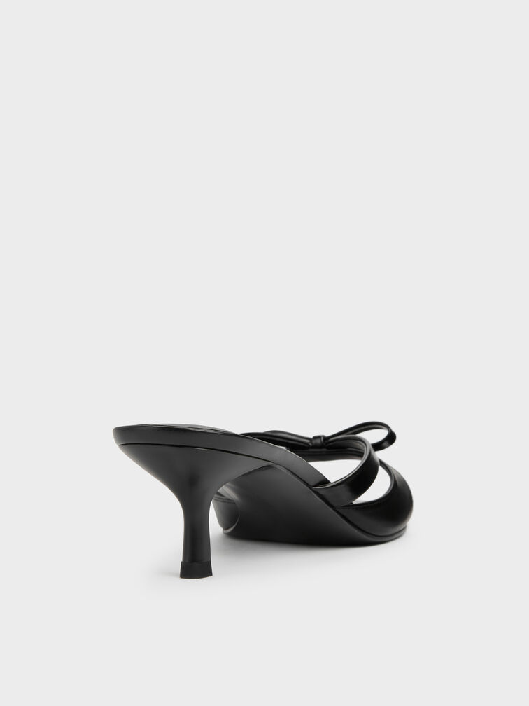 Kaleen Kitten-Heel Mules, Black, hi-res